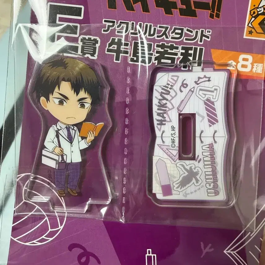 [BUNJANG] Haikyuu Sugawara Figure (+ Bonus Ushijima Ichiban Kuji E Prize) / 하이큐 스가와라 피규어  (+덤 이치방쿠지 e상 우시지마)