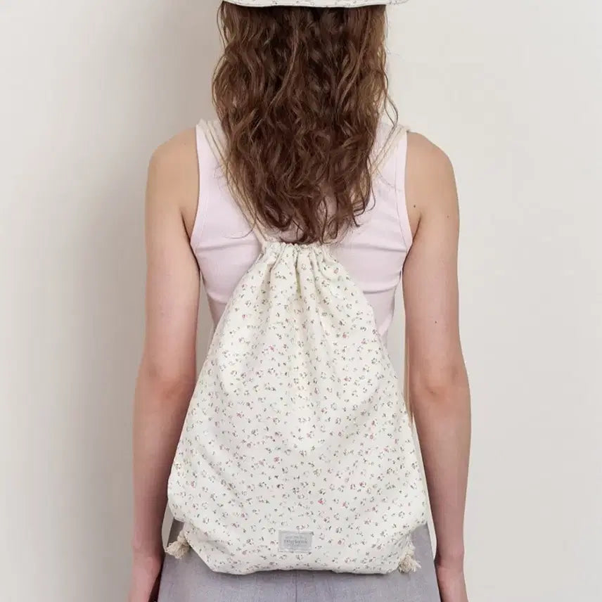 [BUNJANG] Angrox Gym Sack Bag (White) / 앵브록스 gym sack 짐색 가방 (화이트)
