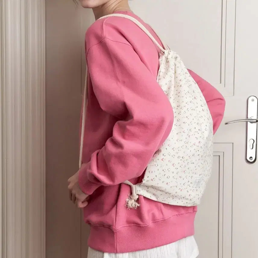 [BUNJANG] Angrox Gym Sack Bag (White) / 앵브록스 gym sack 짐색 가방 (화이트)
