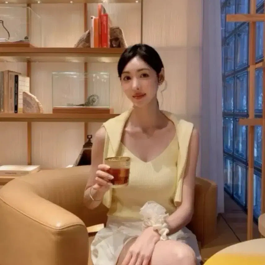 [BUNJANG] Lapla New Lily Knit Set Ivory / 라플라 뉴릴리 니트 셋업 아이보리