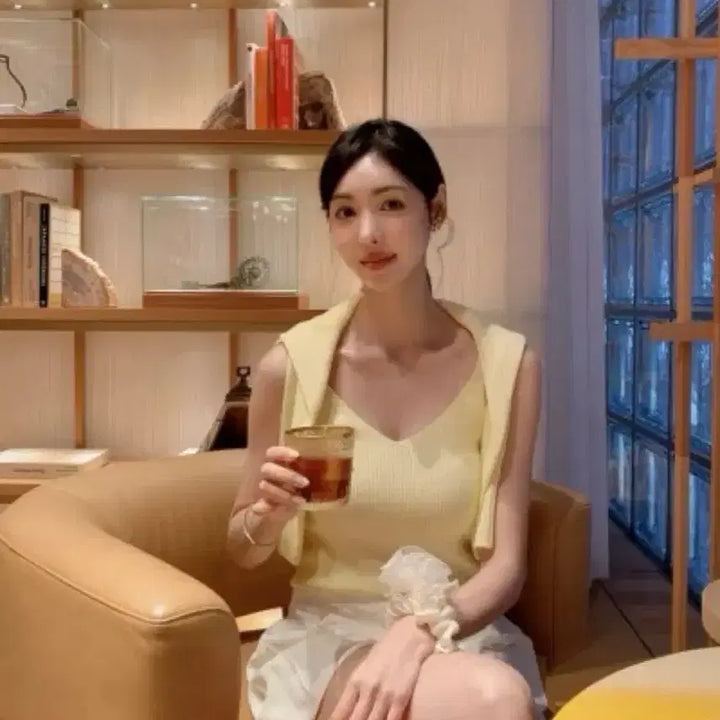 [BUNJANG] Lapla New Lily Knit Set Ivory / 라플라 뉴릴리 니트 셋업 아이보리