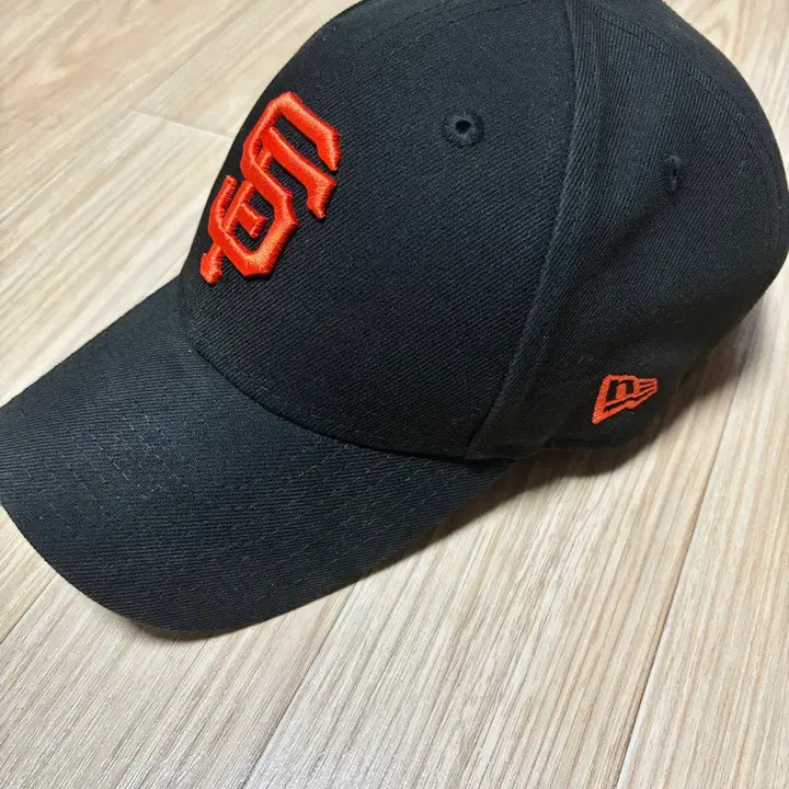 [BUNJANG] San Francisco Giants New Era Black Orange Embroidered Baseball Cap / 샌프란시스코 뉴에라 볼캡