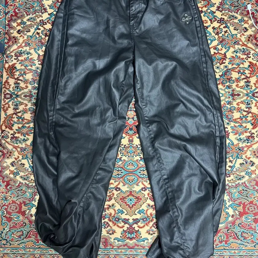[BUNJANG] Surgery Double Folding Coating Jeans M Size / 써저리 더블 폴딩 코팅진 사이즈M