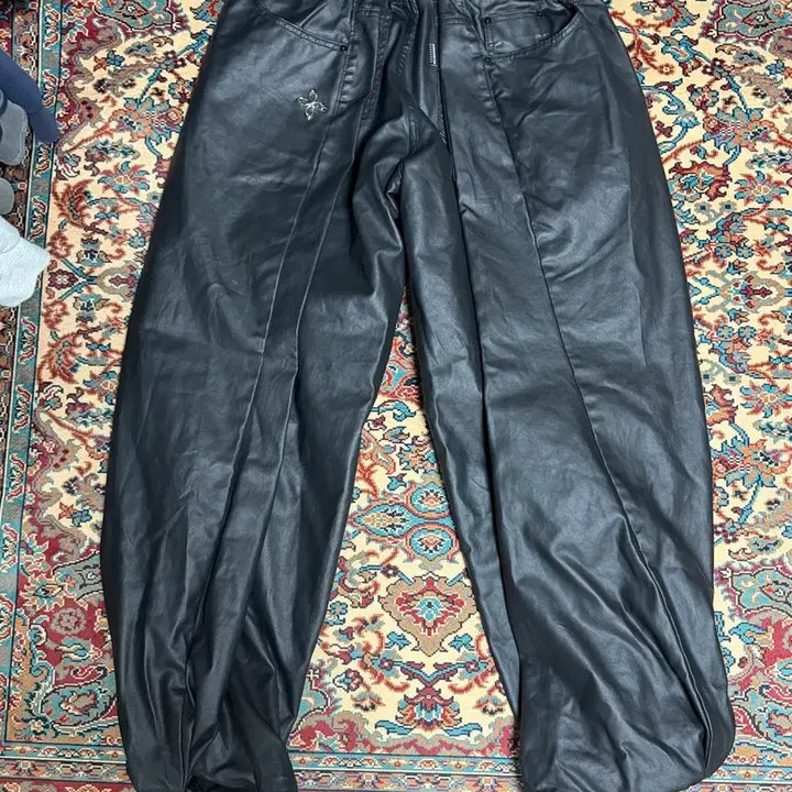 [BUNJANG] Surgery Double Folding Coating Jeans M Size / 써저리 더블 폴딩 코팅진 사이즈M