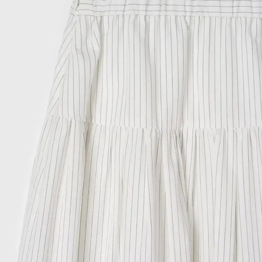 [BUNJANG] LFM Tiered Midi Skirt / lfm Tiered Midi Skirt / Stripe