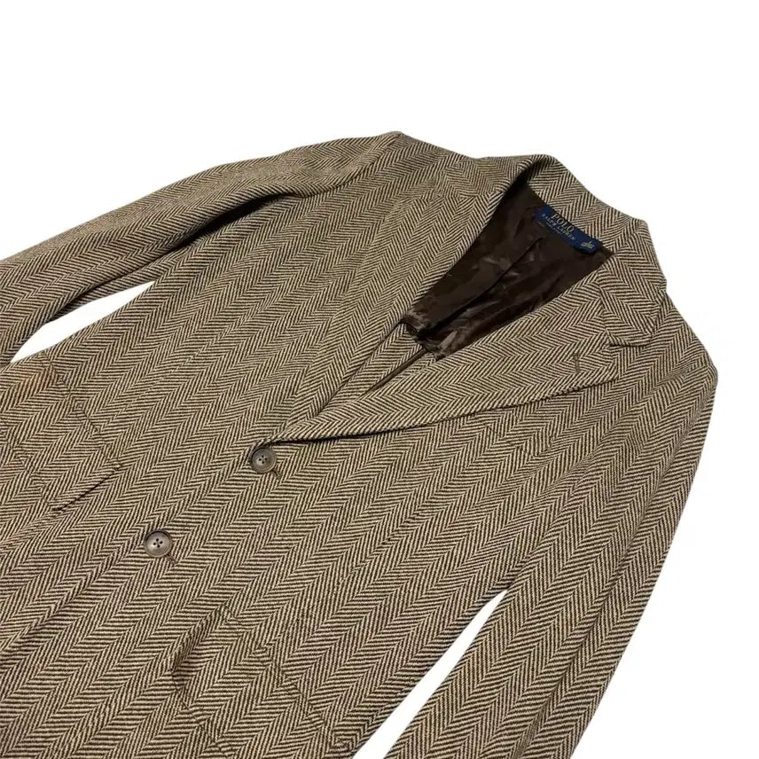 [SOLD OUT] 폴로 랄프로렌 여성 헤링본 실크 블렌드 블레이저 자켓 4사이즈