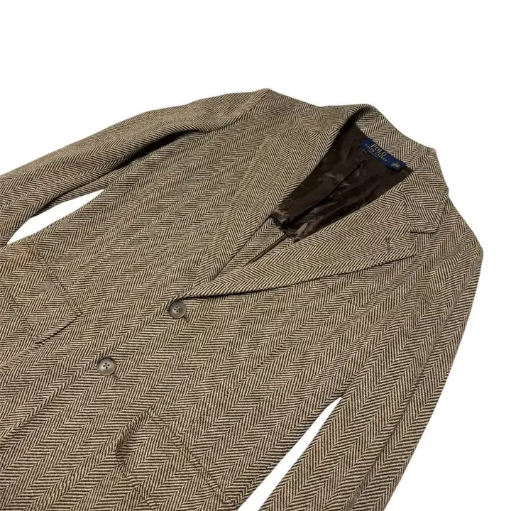 [SOLD OUT] 폴로 랄프로렌 여성 헤링본 실크 블렌드 블레이저 자켓 4사이즈