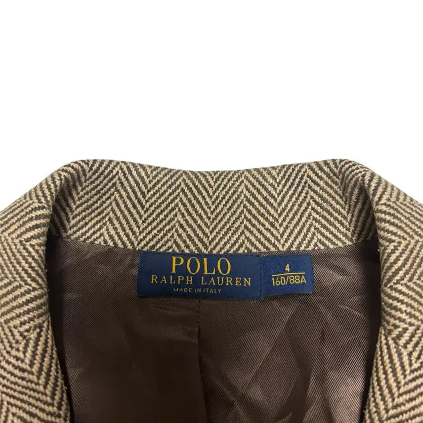[SOLD OUT] 폴로 랄프로렌 여성 헤링본 실크 블렌드 블레이저 자켓 4사이즈
