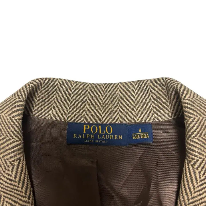 [SOLD OUT] 폴로 랄프로렌 여성 헤링본 실크 블렌드 블레이저 자켓 4사이즈