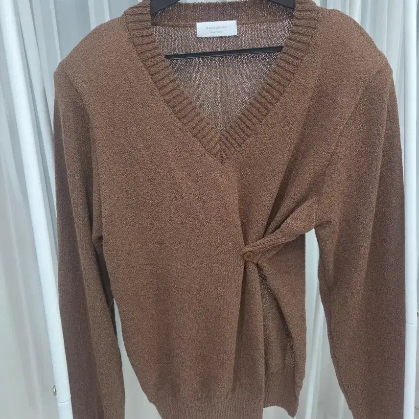 [BUNJANG] Brown Two-Way Knit Top / 브라운투웨이니트(벨201,~등 유명쇼핑몰판매상품)