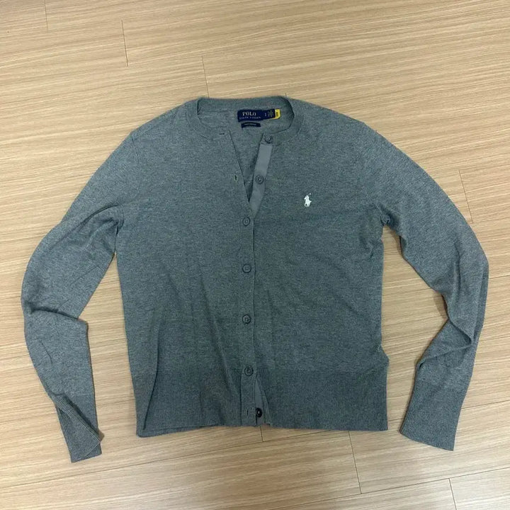 [SOLD OUT] 폴로 우먼 피마코튼 가디건 그레이 S