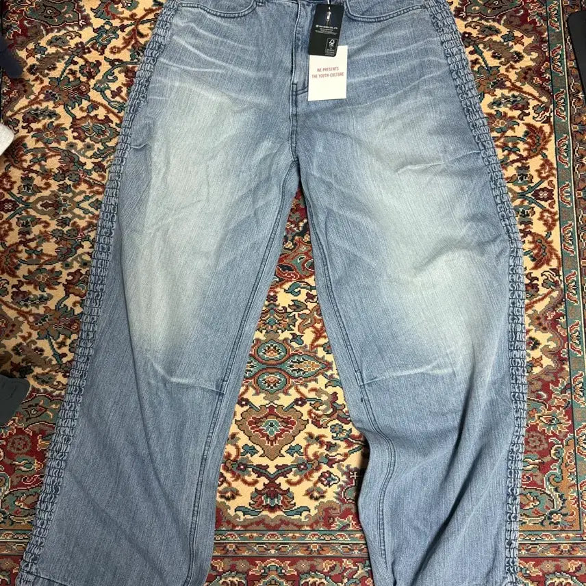 [BUNJANG] ETCE Smoking Baggy Jeans - Blue L / ETCE 스모킹 배기진 블루L