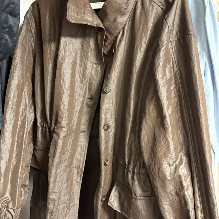 [BUNJANG] Moibin Rainy Leather Jacket - Brown / 모아빈moibin Rainy leather jacket 브라운