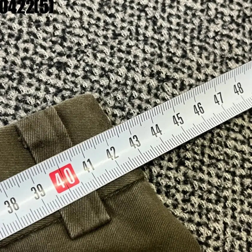 [BUNJANG] Beanpole Golf Khaki Pleated Cotton Pants / 빈폴 골프 카키색 주름 면바지 남성 바지86 0422