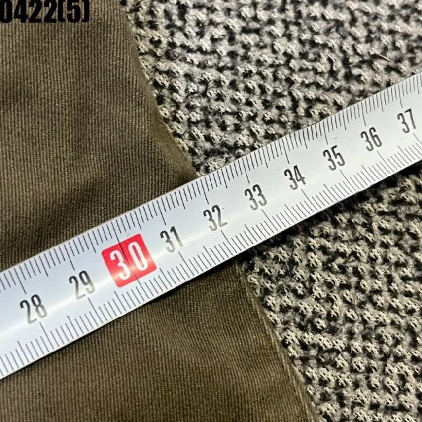 [BUNJANG] Beanpole Golf Khaki Pleated Cotton Pants / 빈폴 골프 카키색 주름 면바지 남성 바지86 0422