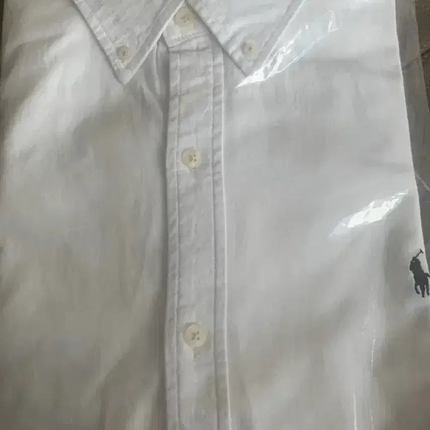 [BUNJANG] Polo Ralph Lauren Oxford White Cotton Shirt / 폴로 랄프로렌 옥스포드 화이트 면셔츠 M,L미개봉 새상품