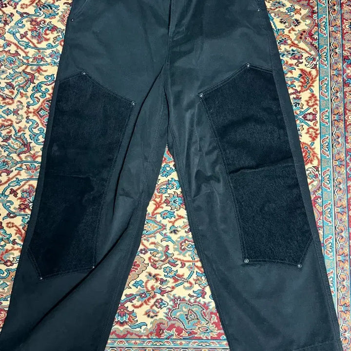 [BUNJANG] ETCE Velvet Double Knee Pants (Size L) / ETCE 벨벳 더블니 팬츠 사이즈L