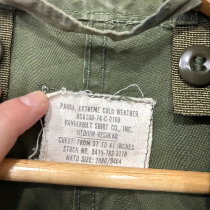 [BUNJANG] US Military Original M-65 Fishtail Parka (K-packa) / 미군 오리지널 M-65 피쉬테일 야상 개파카