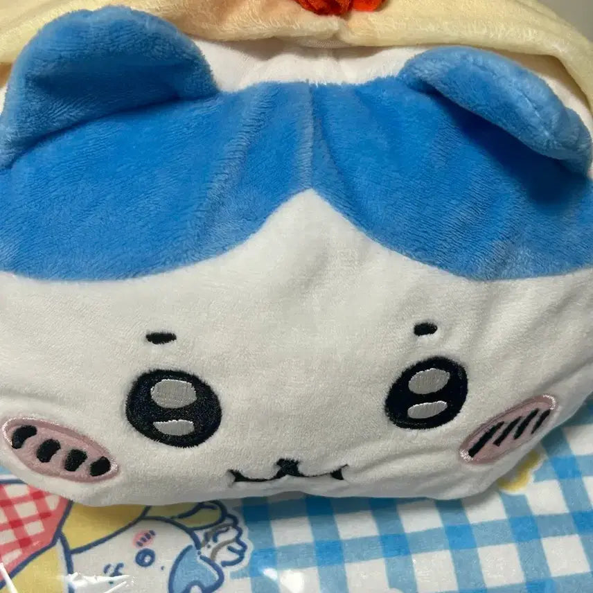 [BUNJANG] Chikawa Hachiware Ttotia Plush and Crepe Handkerchief Set / 치이카와 하치와레 또띠아 누이+크레페 손수건 세트