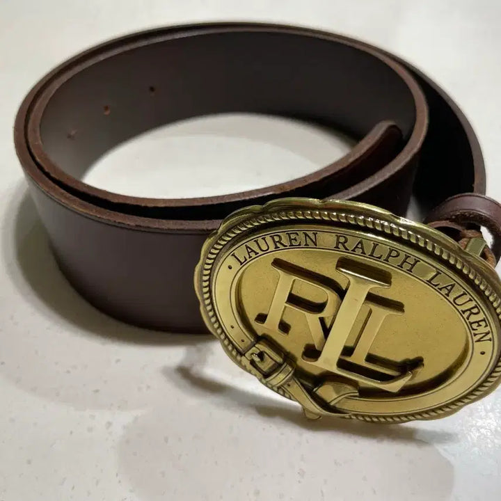 [BUNJANG] Ralph Lauren Leather Buckle Belt / RALPH LAUREN 랄프로렌 버클 레더 벨트