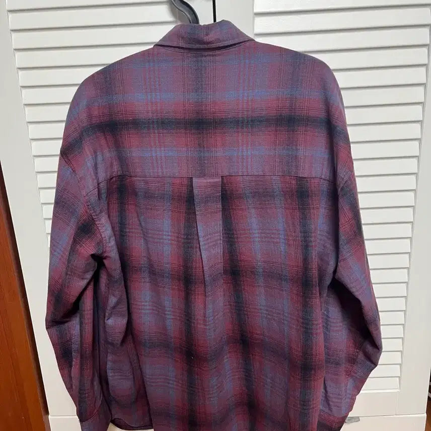 [BUNJANG] W.Standard Checkered Shirt / w.standard 레드 블루 체크 셔츠