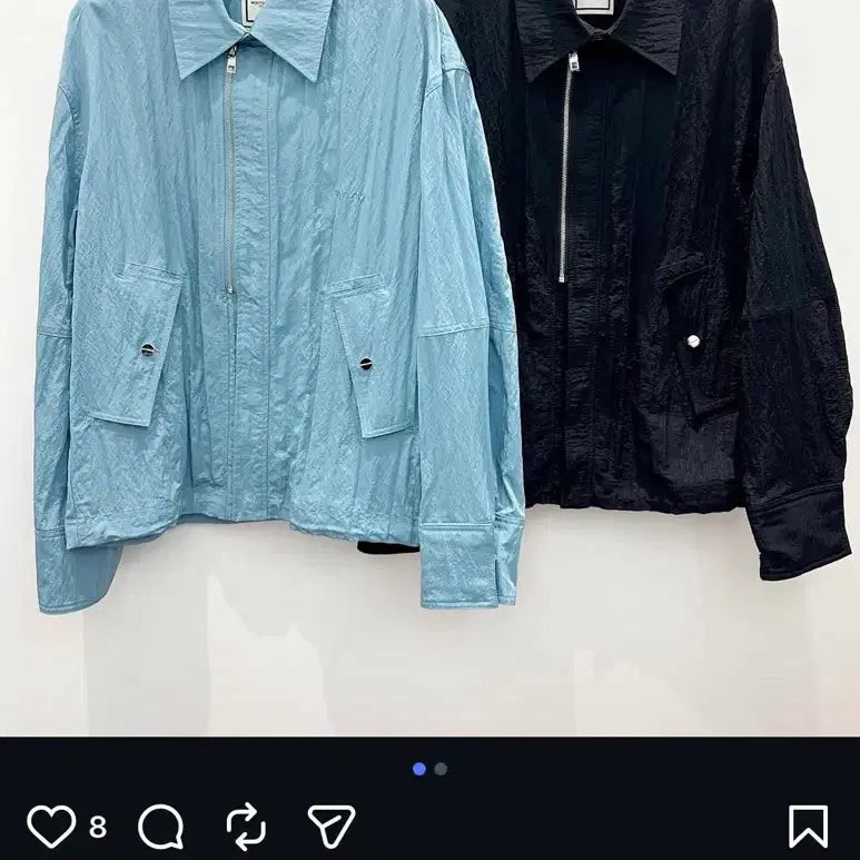 [SOLD OUT] (50) 23ss 우영미 나일론 크링클 자켓