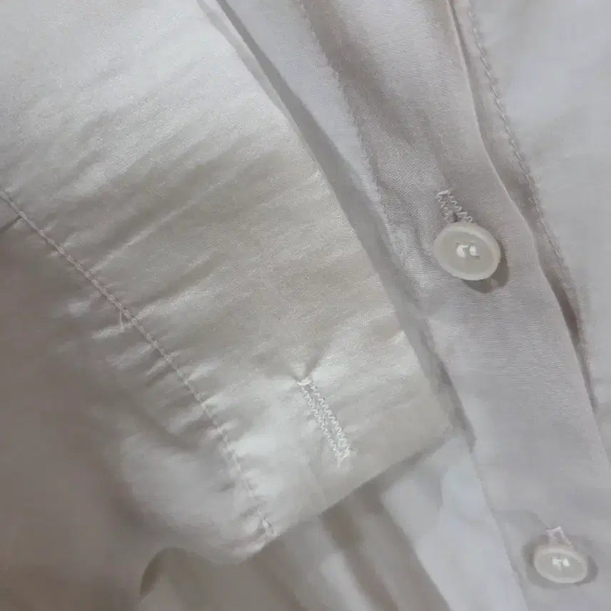 [BUNJANG] Summer See-Through Loose Fit Shirt (Pink Beige) / 여름시스루루즈핏셔츠(핑크베이지