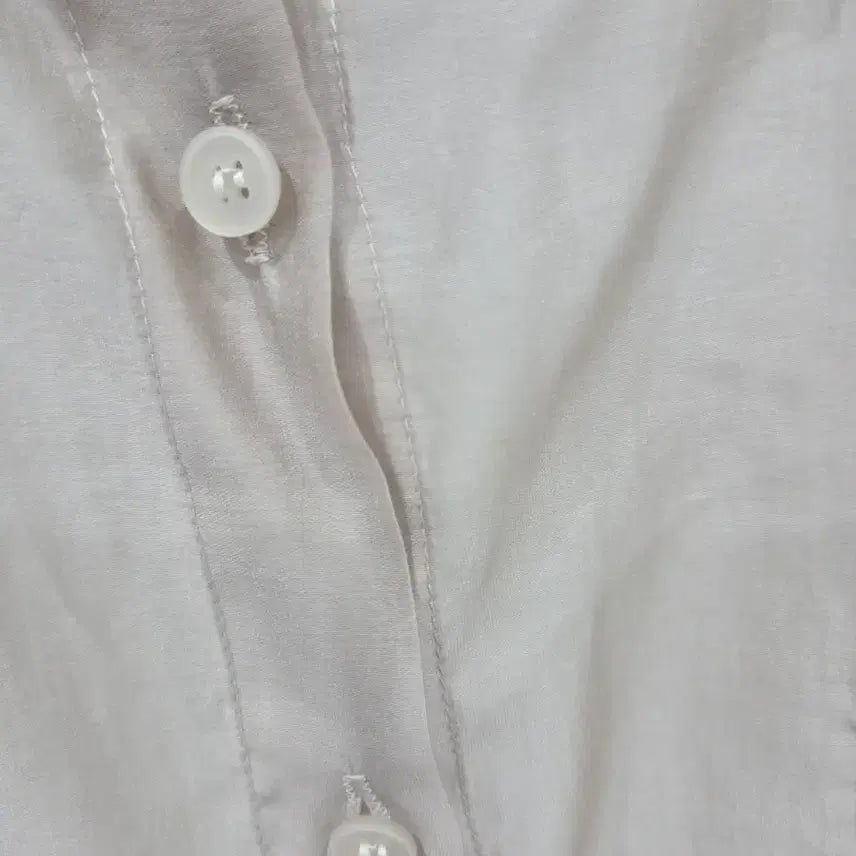 [BUNJANG] Summer See-Through Loose Fit Shirt (Pink Beige) / 여름시스루루즈핏셔츠(핑크베이지