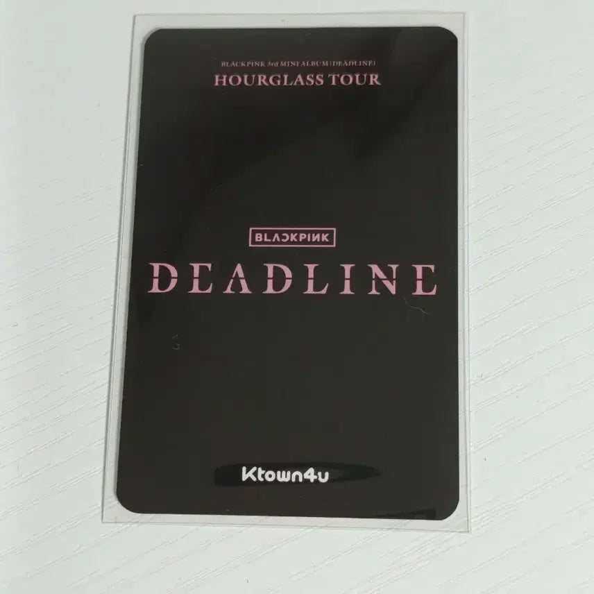 [SOLD OUT] 블랙핑크 지수 데드라인 케타포 K4U 포카