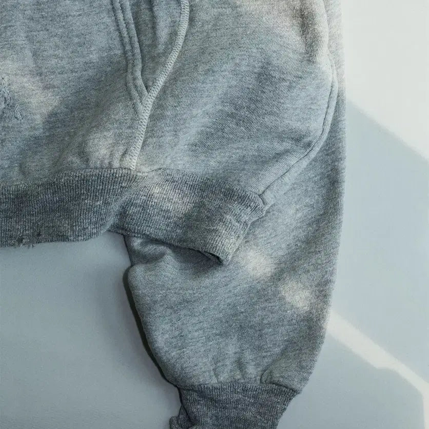 [BUNJANG] Apresse Vintage Lightweight Zip Sweat Hoodie Grey / 아프레쎄 빈티지 라이트 웨이트 집 스웻 후디 그레이 4