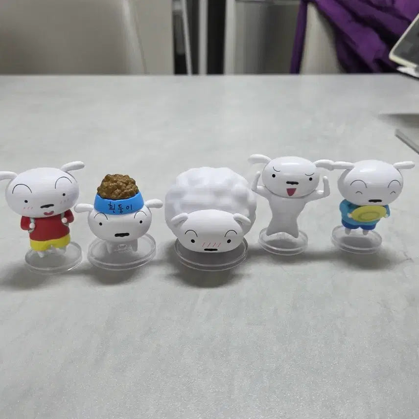 [SOLD OUT] cgv 흰둥이 5종세트 (히든제외 풀세트) 짱구 흰둥이
