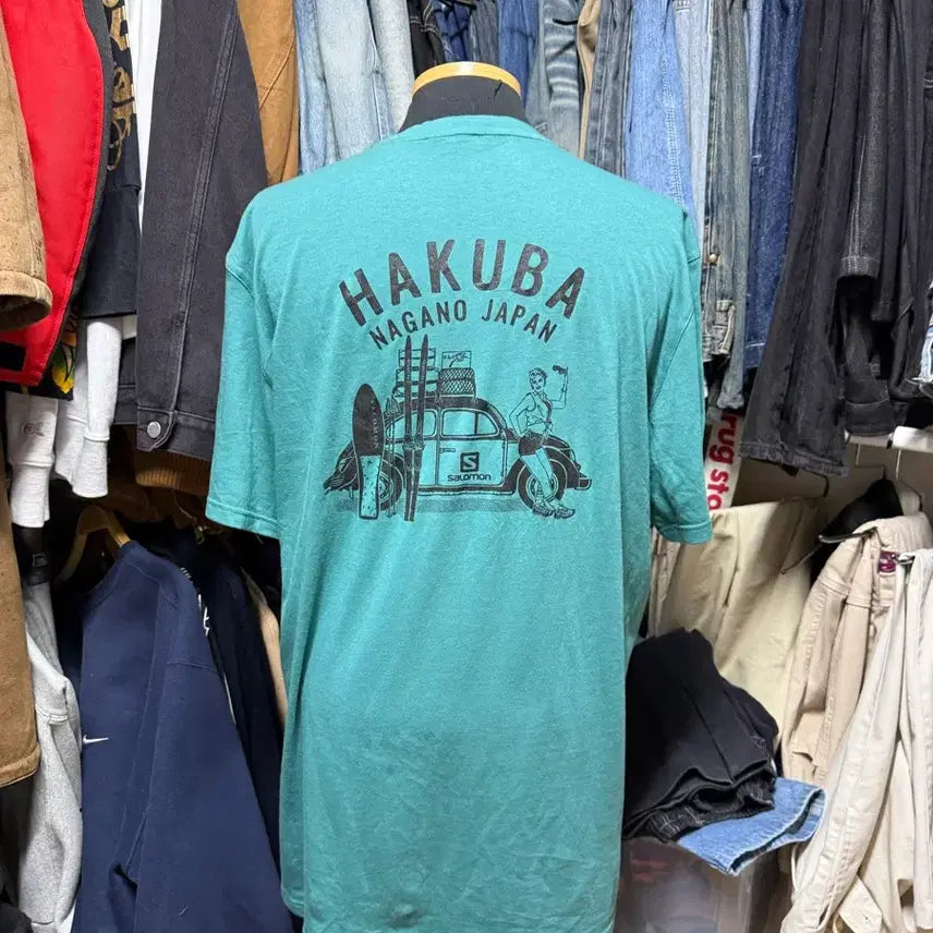 [BUNJANG] Salomon Hakuba Graphic T-Shirt / [XL] 살로몬 하쿠바 그래픽 티셔츠