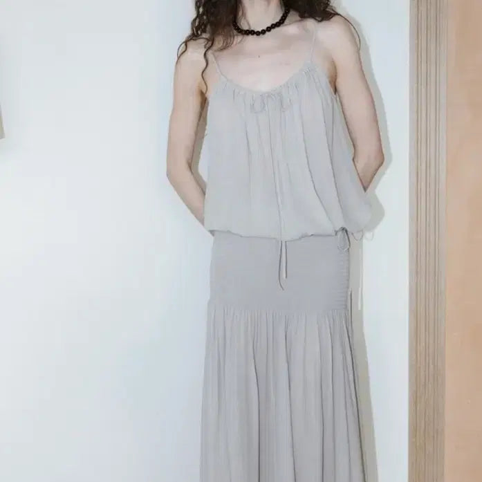 [BUNJANG] Monoha Camisole Blouse / 모노하 캐미솔 블라우스