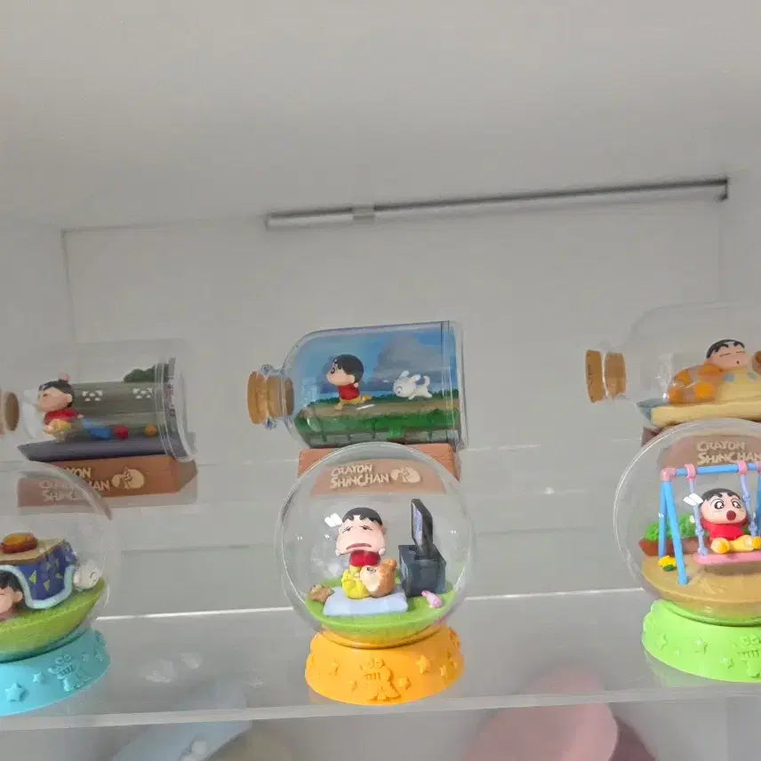 [BUNJANG] Crayon Shin-chan Terarrium Series 2 Figure Set / 짱구 테라리움 2탄 리멘트 피규어 6종 풀세트