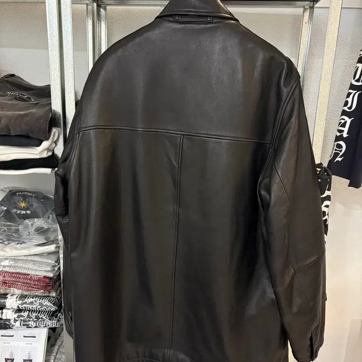 [BUNJANG] (L) 빈티지 램스킨 레더 카코트 / (L) 빈티지 램스킨 레더 카코트