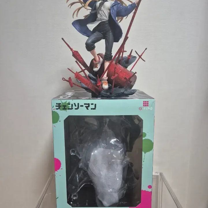 [BUNJANG] Chainsaw Man Power &amp; Nyako s-Fire Figure / 단순전시 체인소맨 에스파이어 파워&amp;냐코 s-Fire 피규어