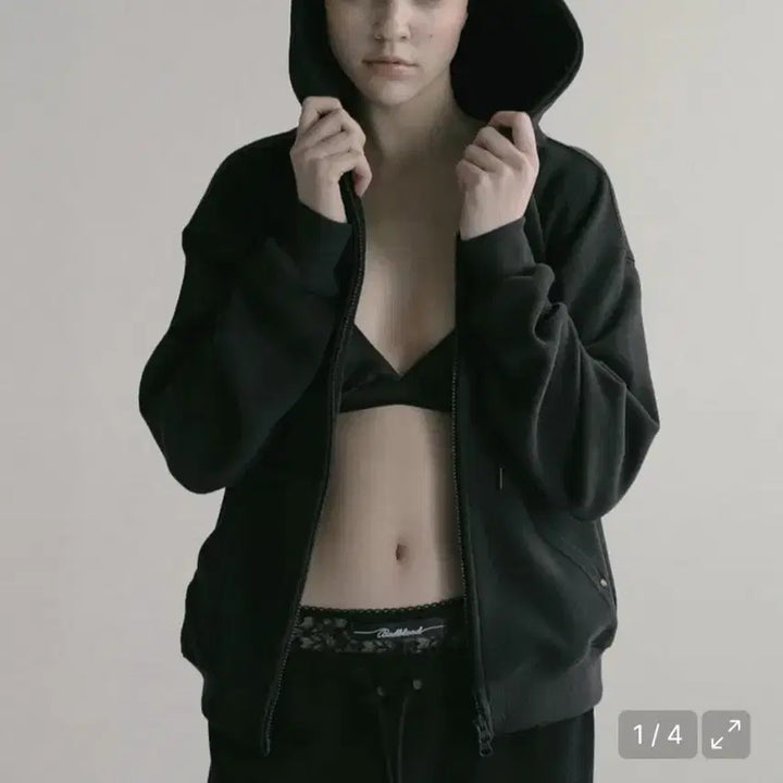 [BUNJANG] Badblood Beyond Soft Hooded Zip-up / 배드블러드 비욘드 소프트 후드집업