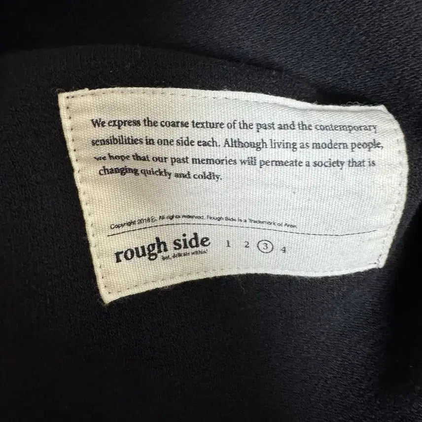 [BUNJANG] Roughside Waffle Long Sleeve Black / 러프사이드 와플 롱슬리브 블랙 3