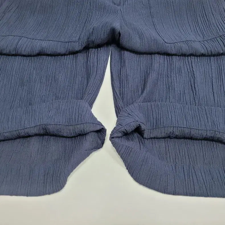 [BUNJANG] Benetton Rayon Wide Pants / BENETTON 25SS  베네통 레이온 와이드 팬츠 / 여 67 네이비
