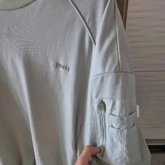 [BUNJANG] Juun.J 24SS Mint Short-Sleeve T-Shirt / 백화점 구매 24ss 준지 민트색 반팔