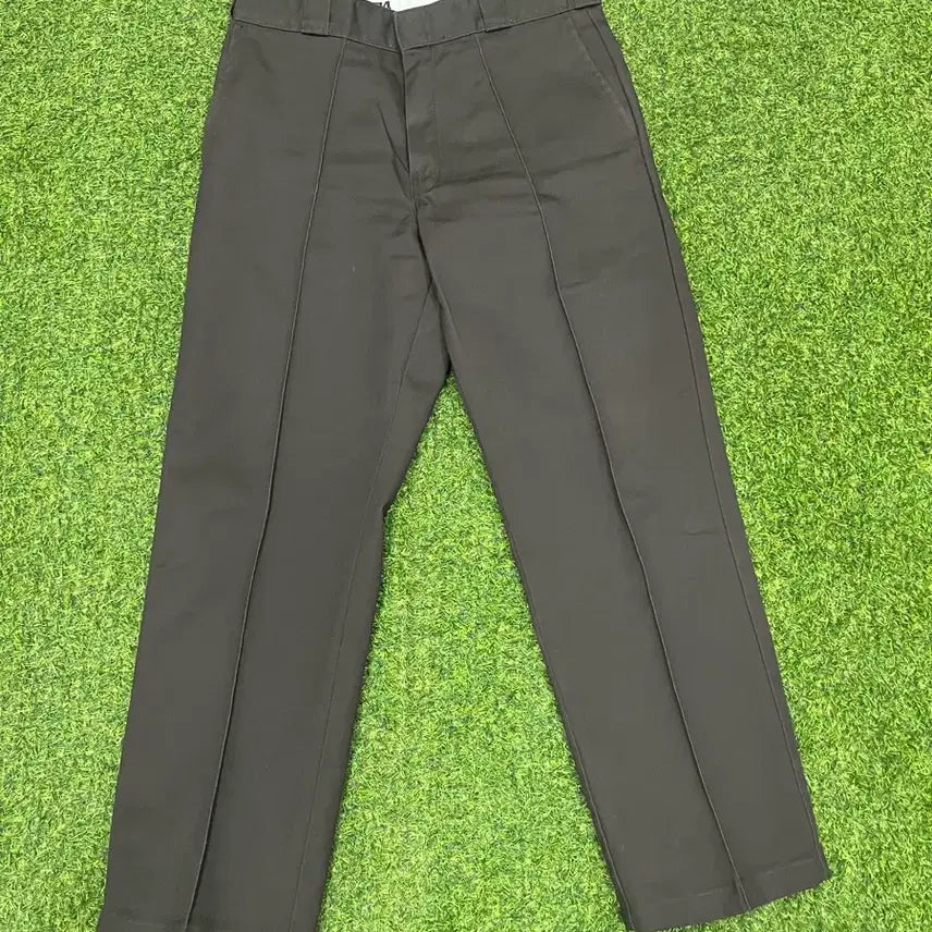 [BUNJANG] Dickies 874 Custom Pleated Chinos (Black, Dark Brown) / 디키즈 874 핀턱 커스텀 34 / 31 (블랙, 다크브라운)