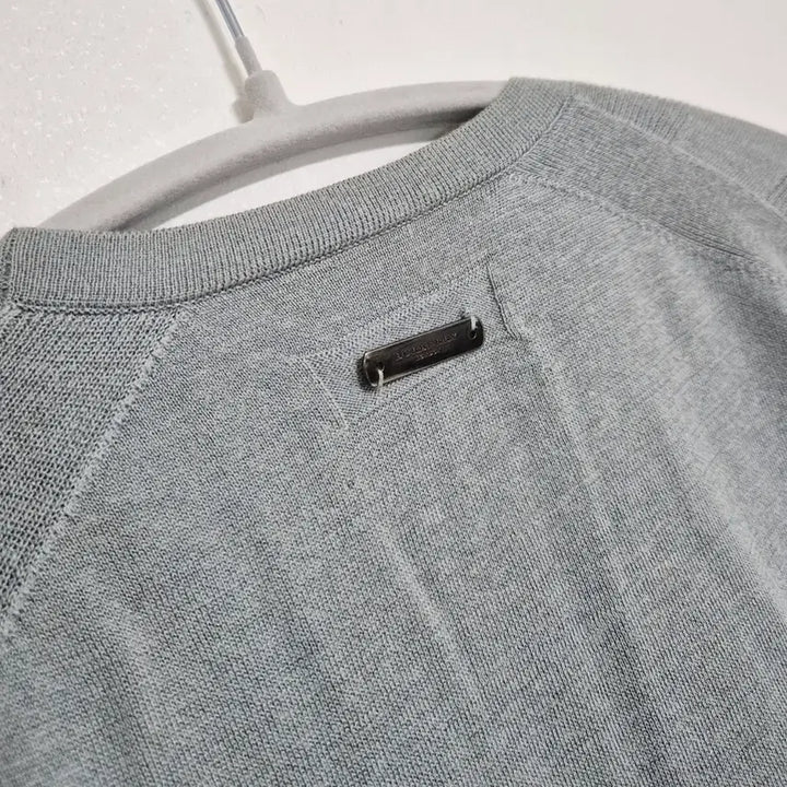 [BUNJANG] Burberry Crew Neck Knit Sweater / (정품) 버버리 그레이 여성 크루넥 니트 스웨터 M
