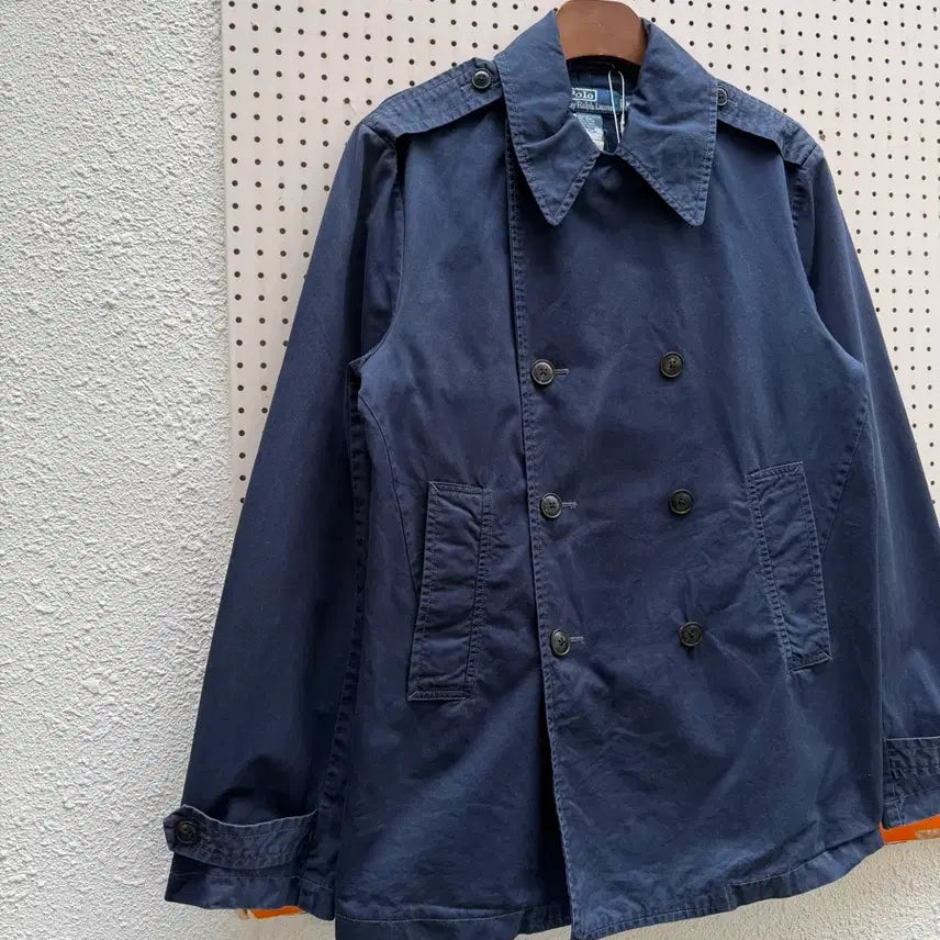 [BUNJANG] Polo Ralph Lauren Double-Breasted Peacoat / POLO RALPH LAUREN DOUBLE 폴로더블브레스트 피코트