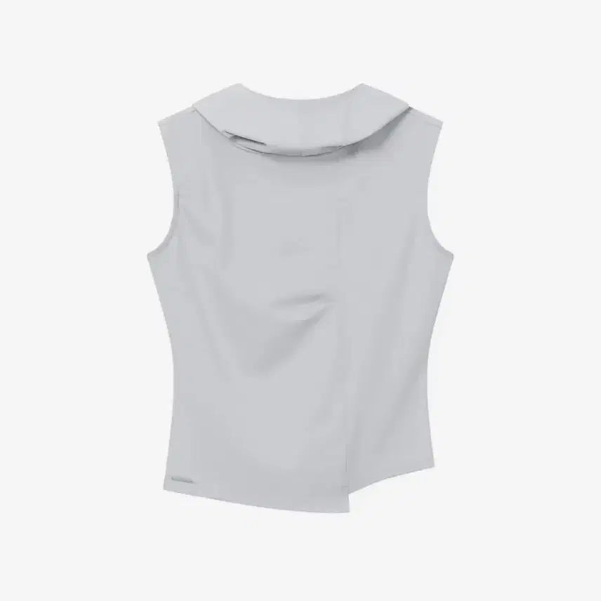 [BUNJANG] Miseki Seoul Cowl Neck Pintuck Sleeveless Top Grey / 미세키서울 Cowl neck pintuck sleeveless GREY