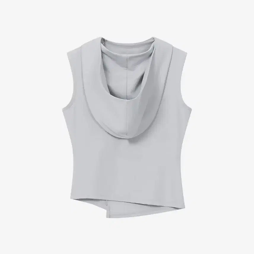 [BUNJANG] Miseki Seoul Cowl Neck Pintuck Sleeveless Top Grey / 미세키서울 Cowl neck pintuck sleeveless GREY