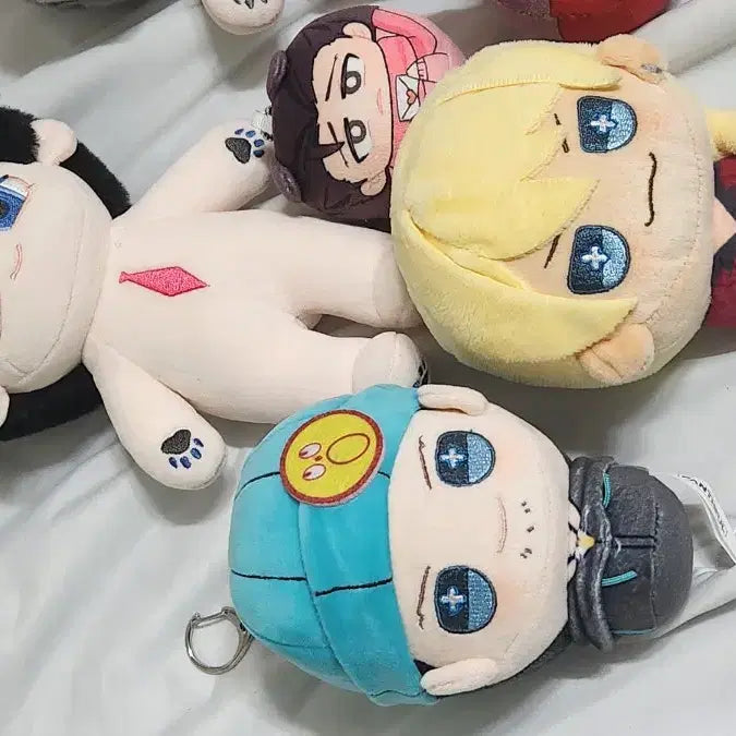 [SOLD OUT] 역전재판 나루호도 미츠루기 미누키 솜깅 및 가류 나루호도 키체인 일괄