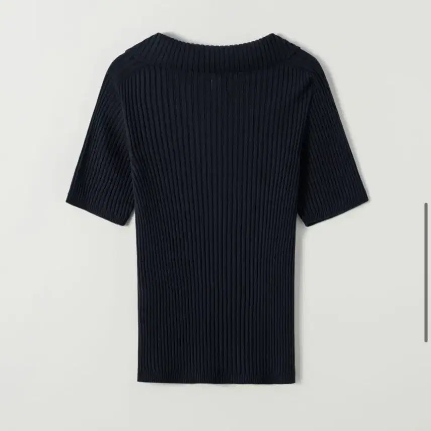 [BUNJANG] SIE Ruen Ribbed Collar Knit Deep Navy S / 시에 SIE 루엔 리브드 칼라 니트 딥 네이비 S