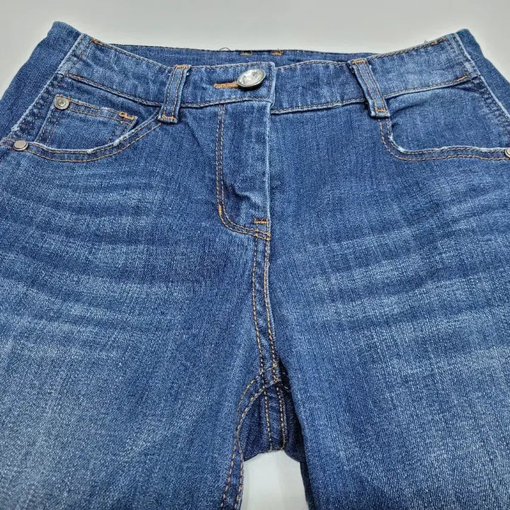 [BUNJANG] TIME Semi Bootcut Denim Jeans / TIME 한섬 타임 세미 부츠컷 데님 청바지 / 여 61-90 커팅진