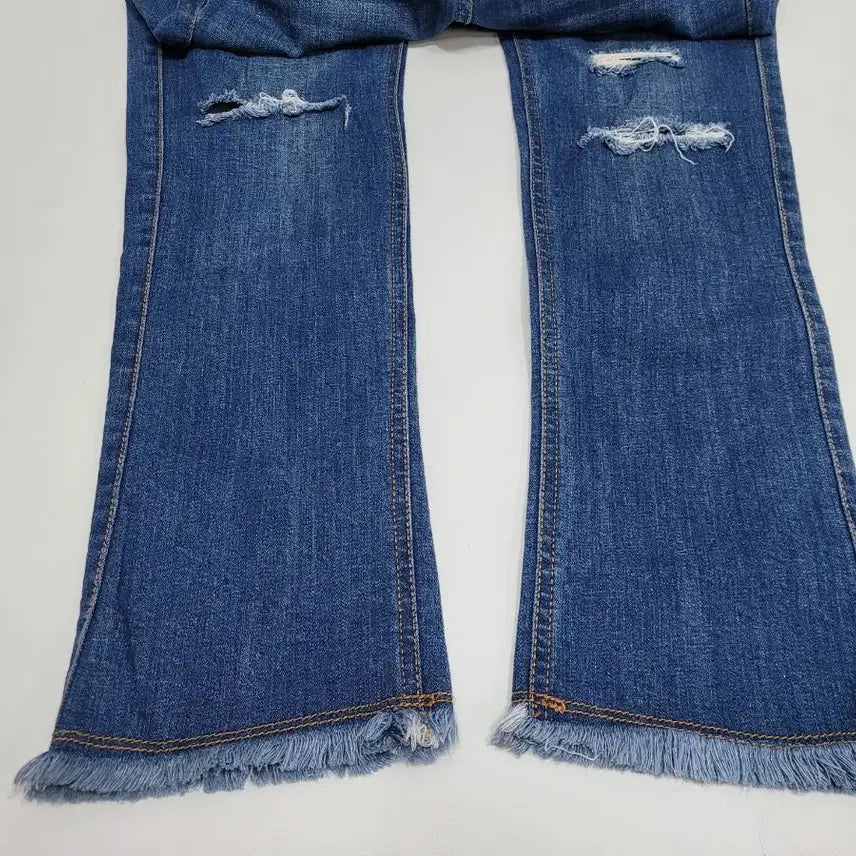 [BUNJANG] TIME Semi Bootcut Denim Jeans / TIME 한섬 타임 세미 부츠컷 데님 청바지 / 여 61-90 커팅진