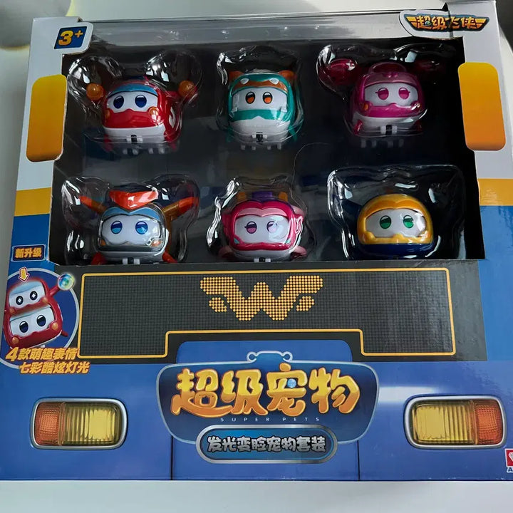 [BUNJANG] Super Wings Super Pet 6-Figure Set / 출동 슈퍼윙스 슈퍼펫 6종 세트